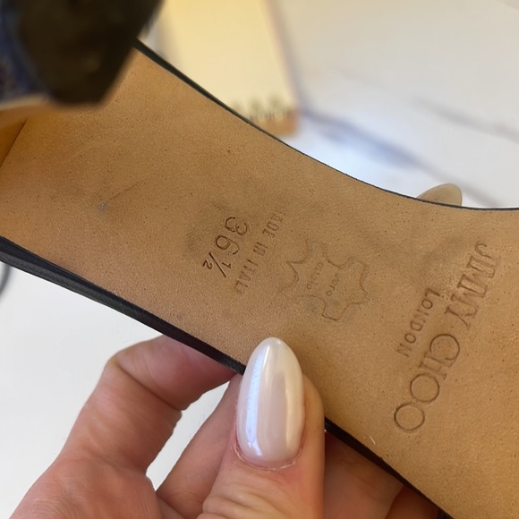 COPY - Jimmy choo slides, lightly worn. - Picture 8 of 11